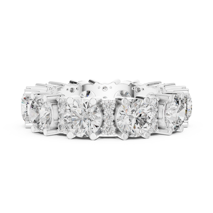 Mixed Shape Lab Grown Diamond Eternity Ring