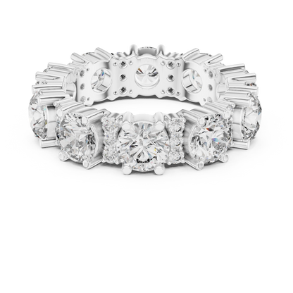 Mixed Shape Lab Grown Diamond Eternity Ring