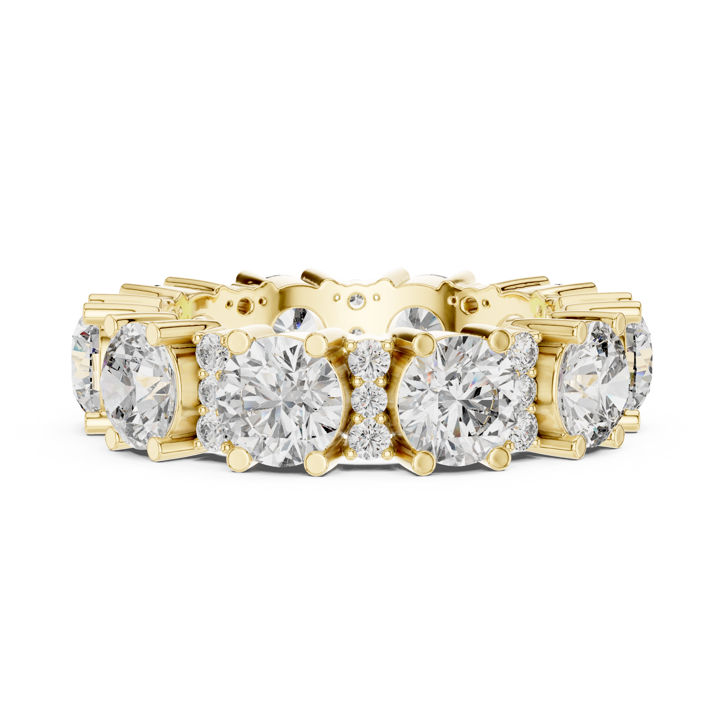 Mixed Shape Lab Grown Diamond Eternity Ring
