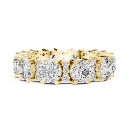 Mixed Shape Lab Grown Diamond Eternity Ring