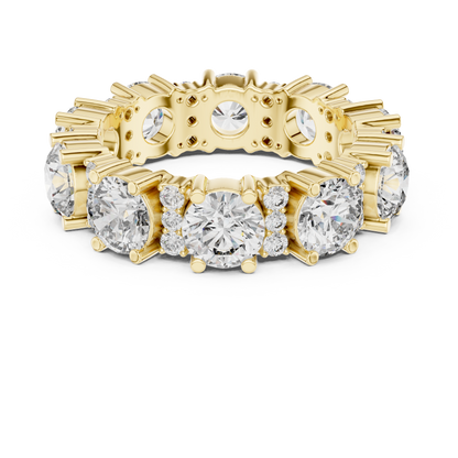 Mixed Shape Lab Grown Diamond Eternity Ring