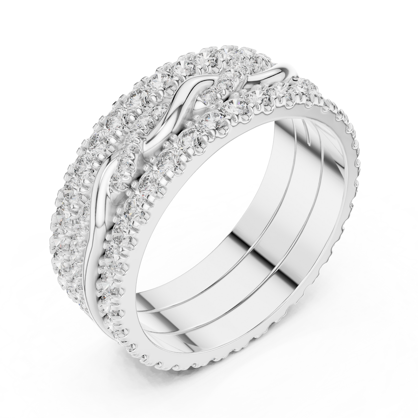 Round Eternity Lab Grown Diamond Ring