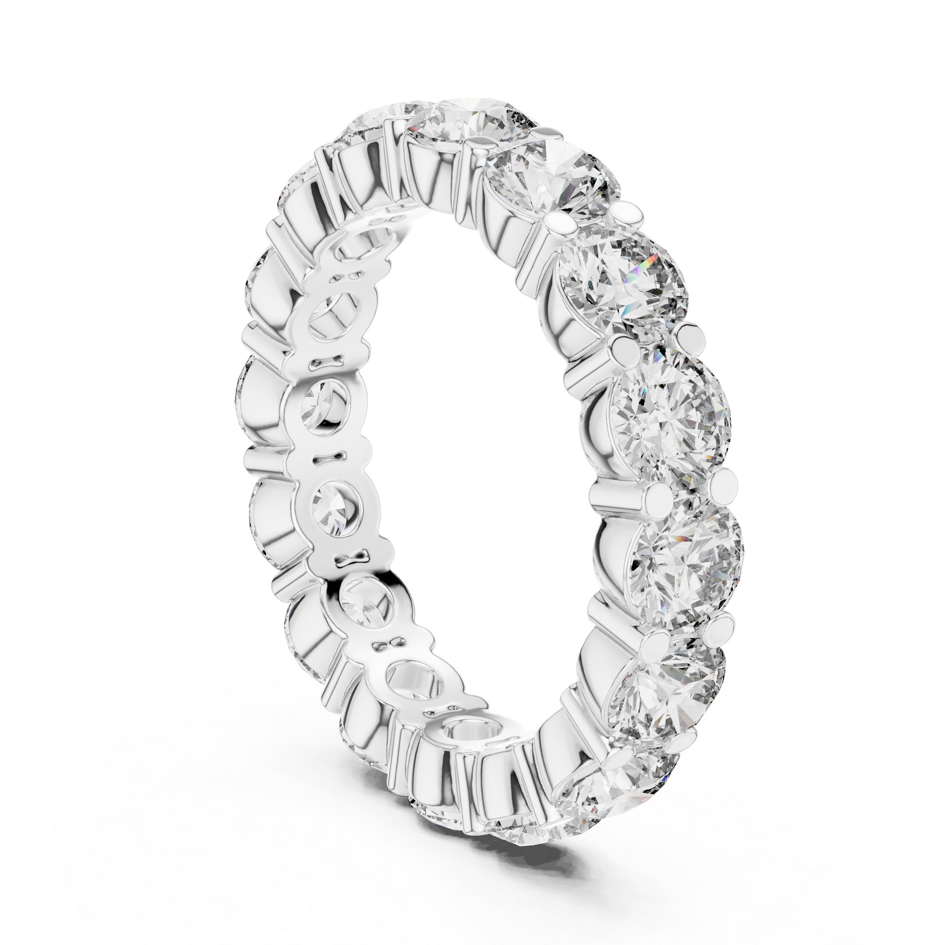 Round Eternity Lab Grown Diamond Ring