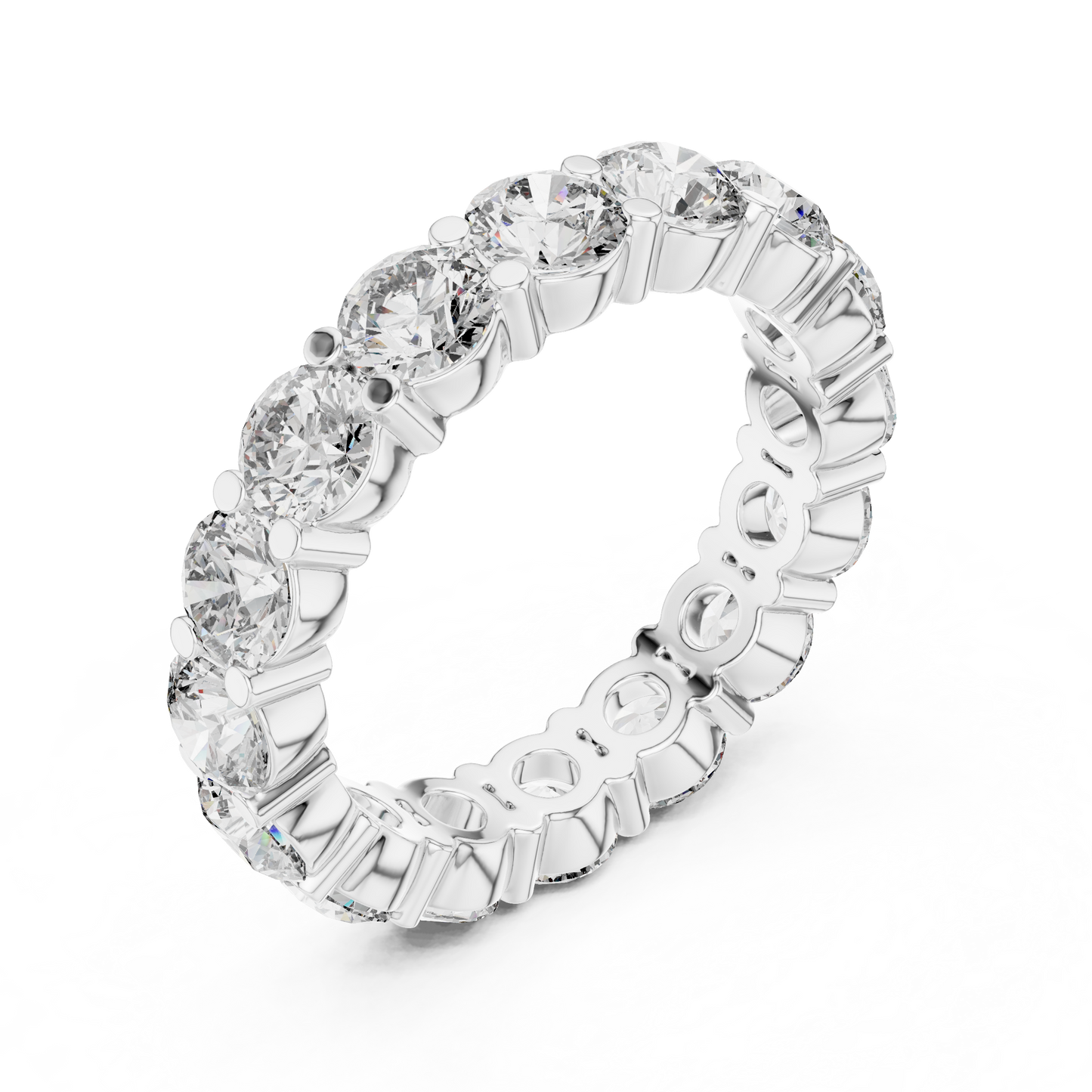 Round Eternity Lab Grown Diamond Ring