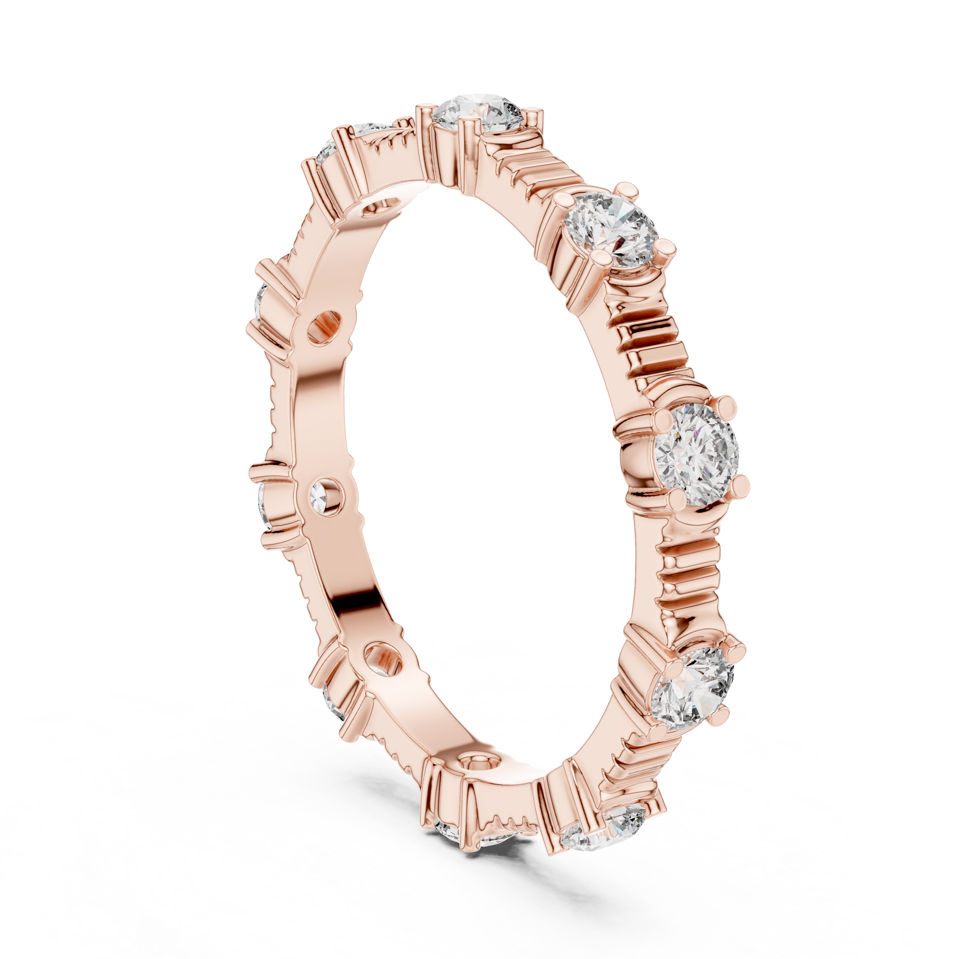 Mixed Shape Lab Grown Diamond Eternity Ring