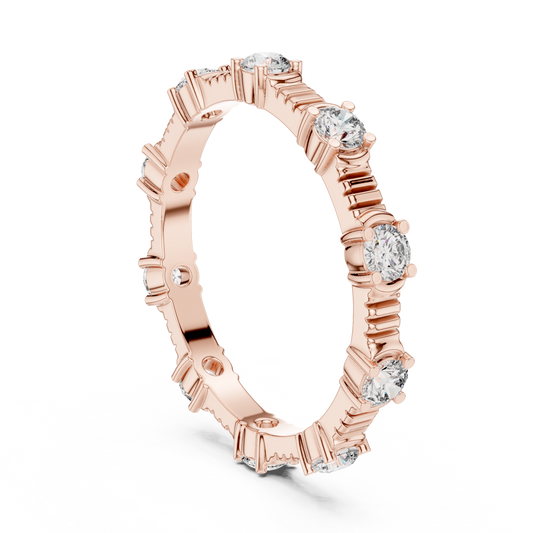 Mixed Shape Lab Grown Diamond Eternity Ring