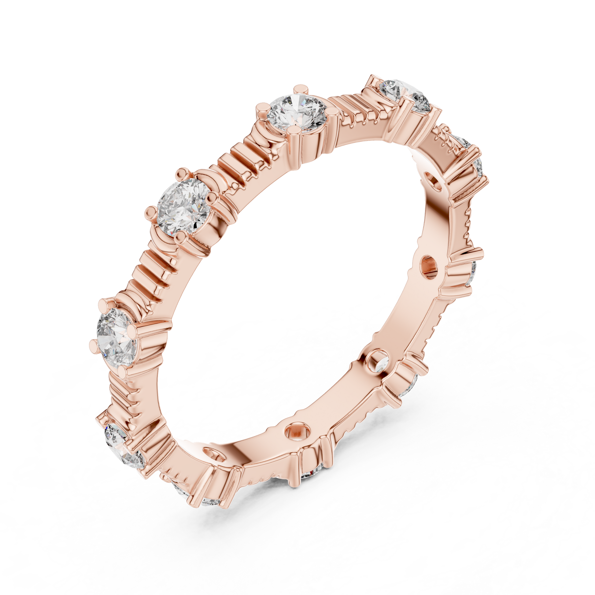 Mixed Shape Lab Grown Diamond Eternity Ring