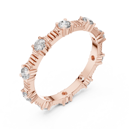 Mixed Shape Lab Grown Diamond Eternity Ring
