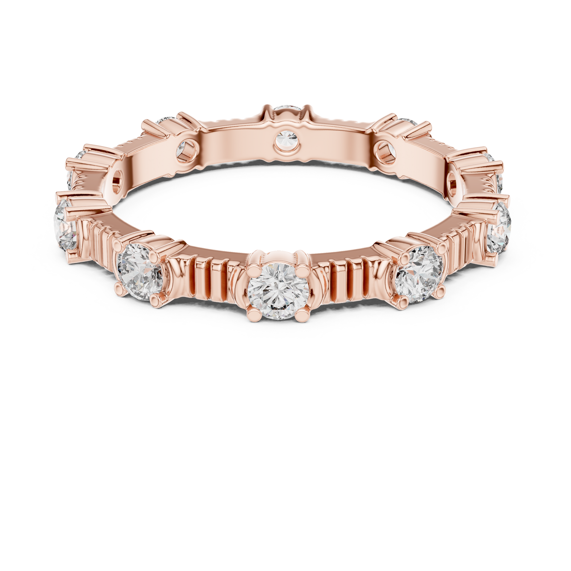 Mixed Shape Lab Grown Diamond Eternity Ring