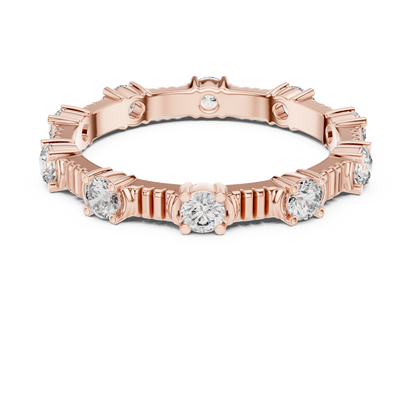Mixed Shape Lab Grown Diamond Eternity Ring