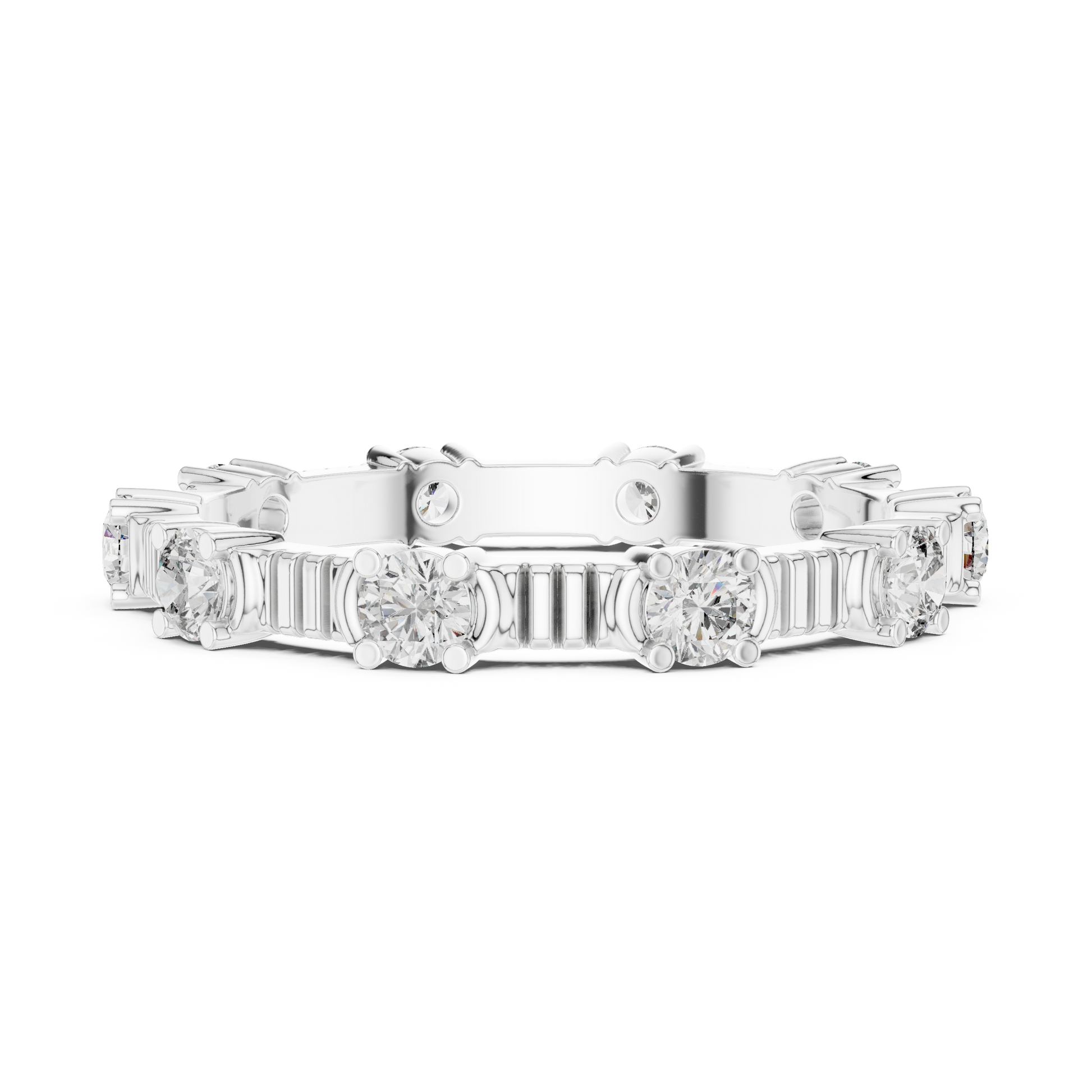 Mixed Shape Lab Grown Diamond Eternity Ring