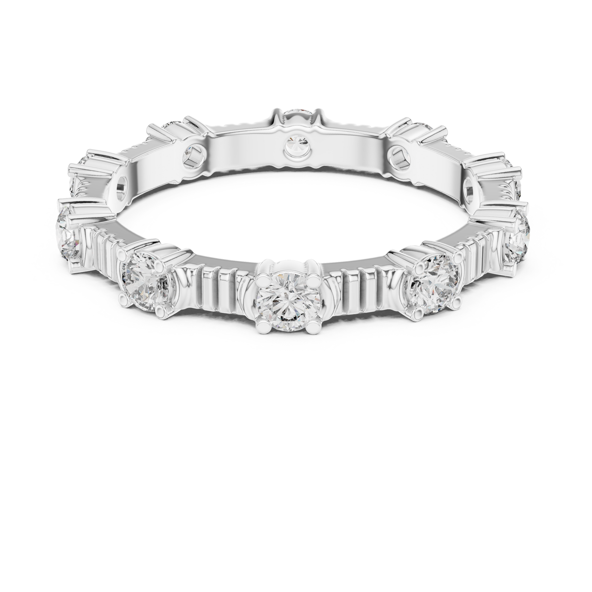 Mixed Shape Lab Grown Diamond Eternity Ring