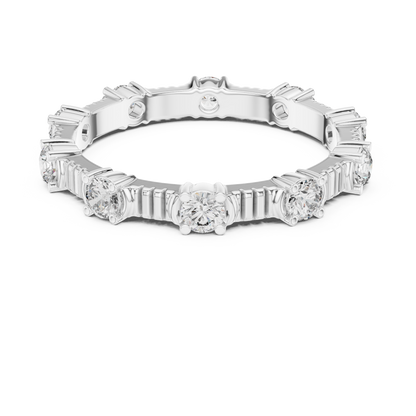 Mixed Shape Lab Grown Diamond Eternity Ring