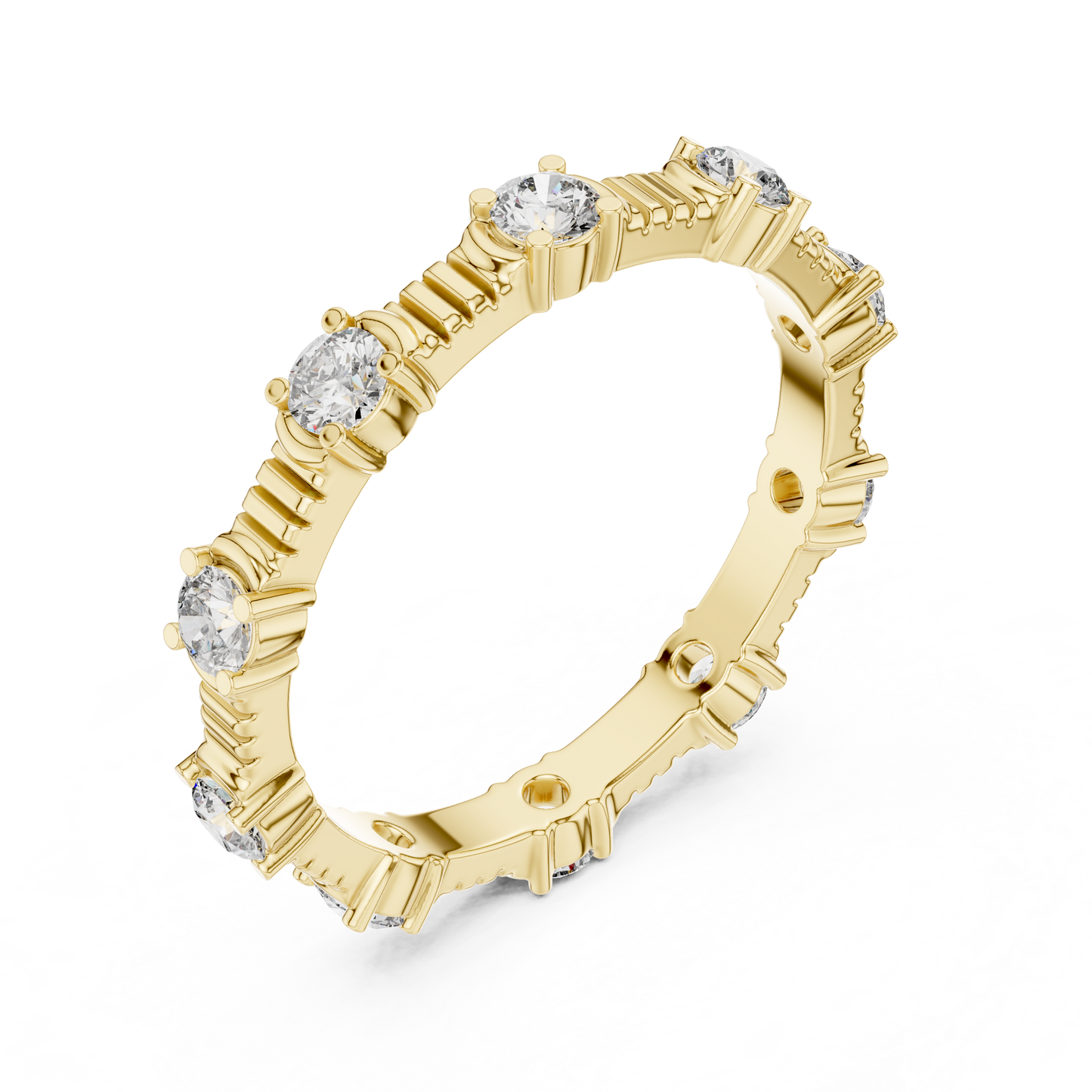 Mixed Shape Lab Grown Diamond Eternity Ring