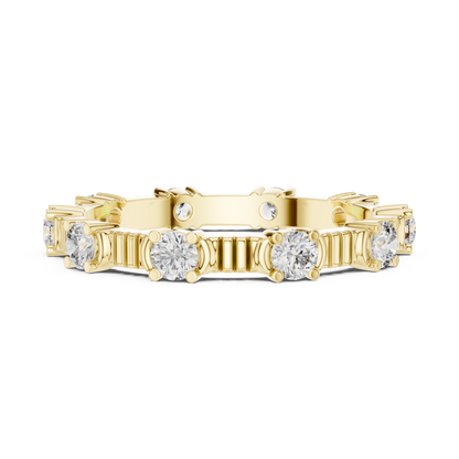 Mixed Shape Lab Grown Diamond Eternity Ring