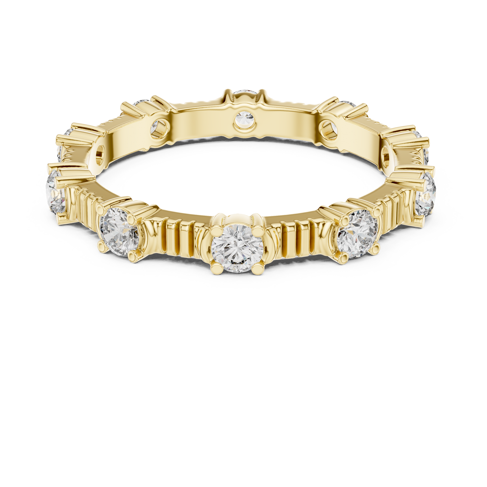 Mixed Shape Lab Grown Diamond Eternity Ring