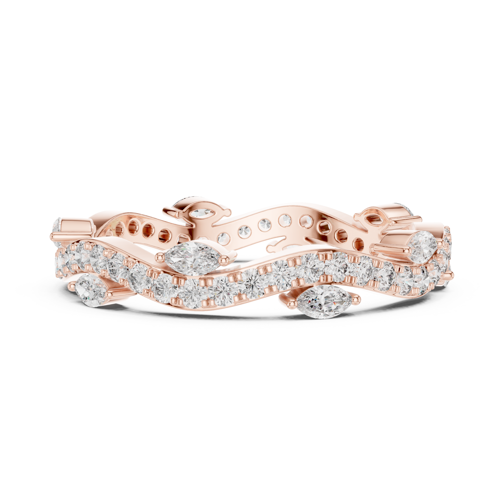 Mixed Shape Lab Grown Diamond Eternity Ring