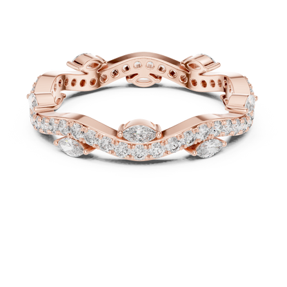 Mixed Shape Lab Grown Diamond Eternity Ring