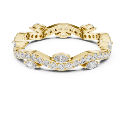 Mixed Shape Lab Grown Diamond Eternity Ring