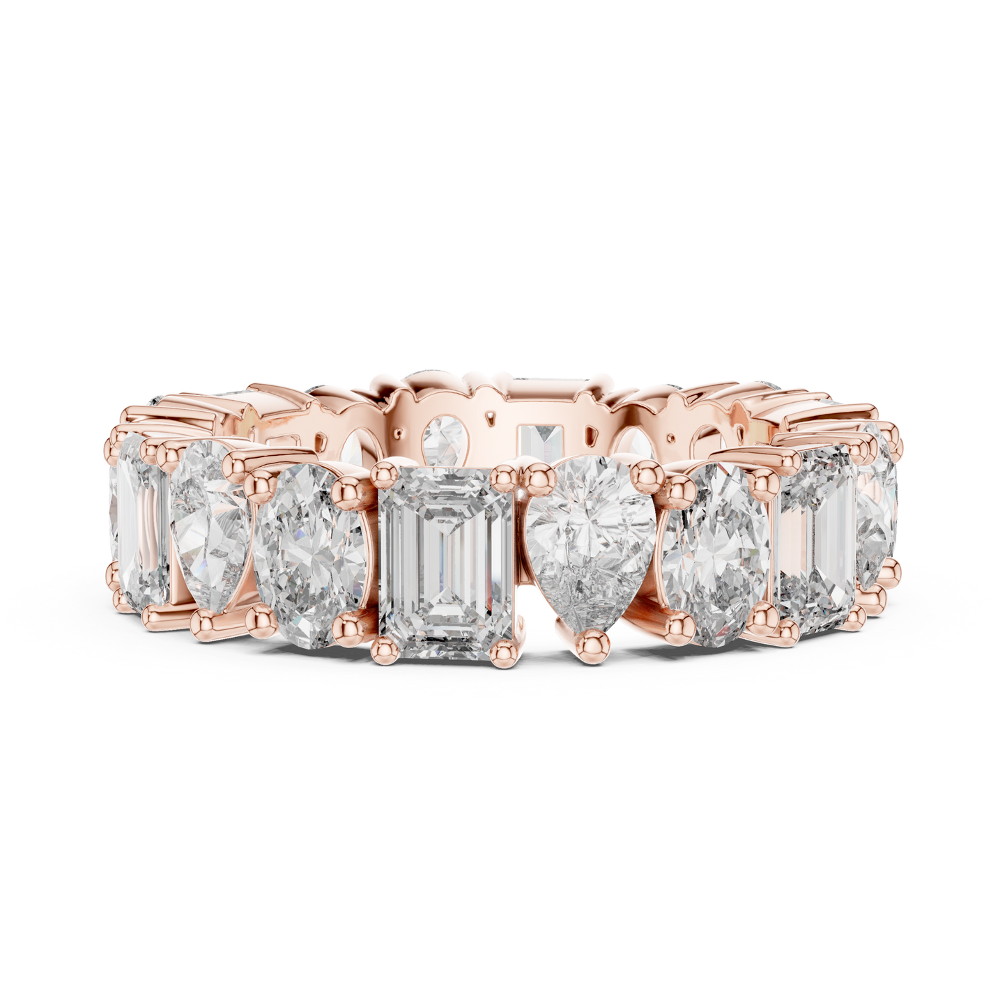 Mixed Shape Lab Grown Diamond Eternity Ring