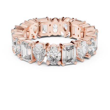 Mixed Shape Lab Grown Diamond Eternity Ring