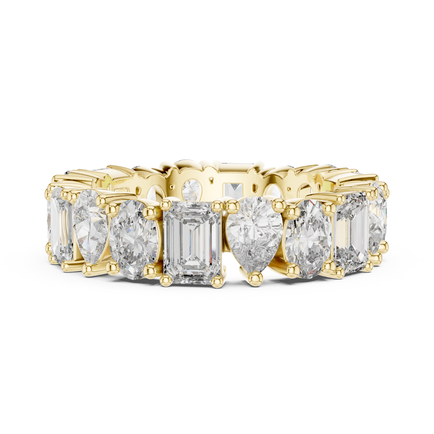 Mixed Shape Lab Grown Diamond Eternity Ring