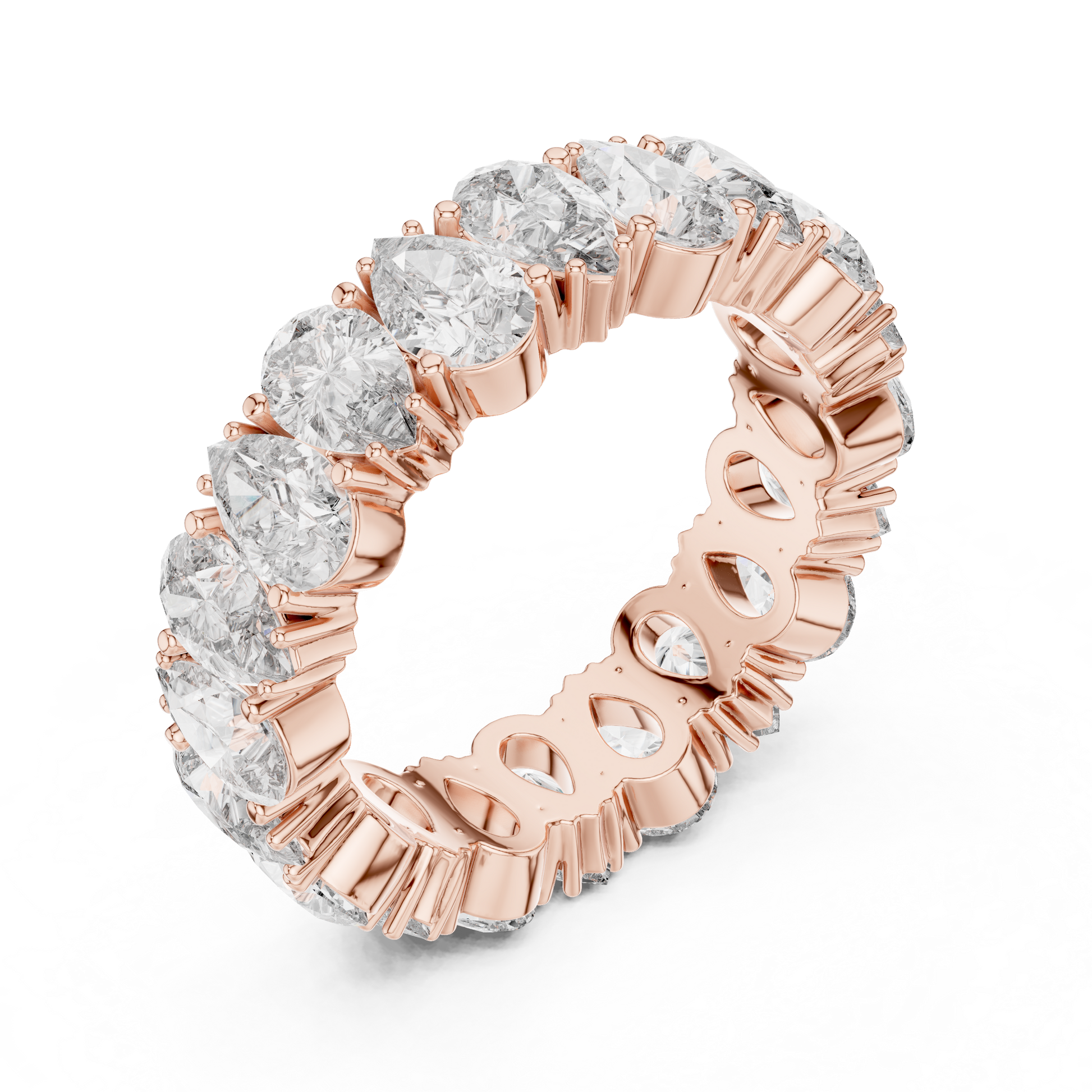 Cushion Eternity Lab Grown Diamond Ring