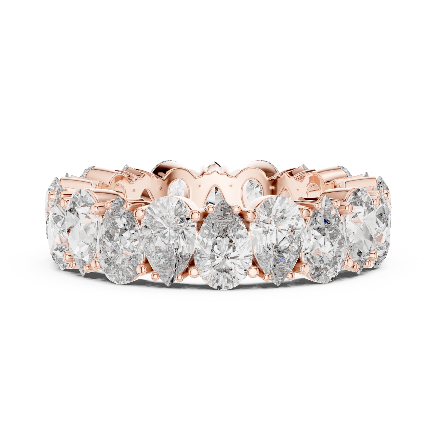 Cushion Eternity Lab Grown Diamond Ring