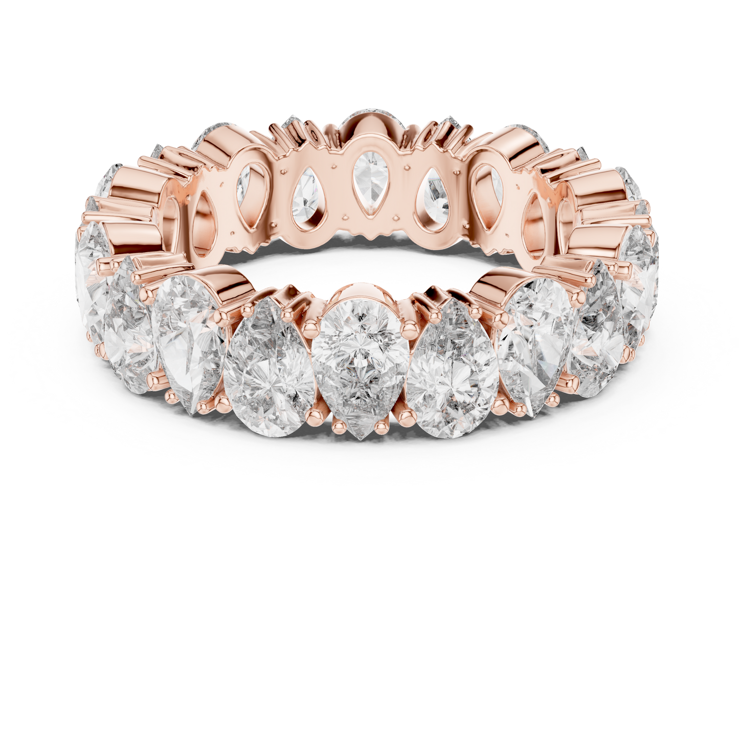 Cushion Eternity Lab Grown Diamond Ring