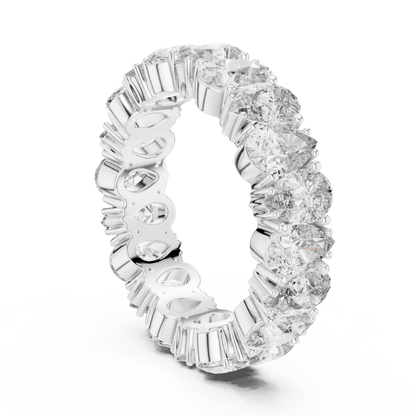 Cushion Eternity Lab Grown Diamond Ring