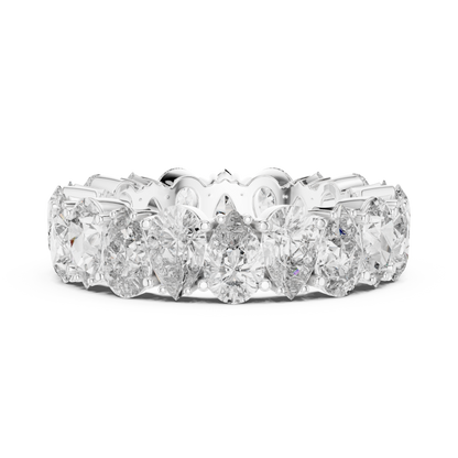 Cushion Eternity Lab Grown Diamond Ring