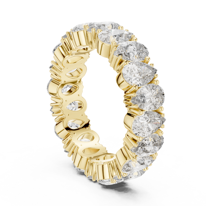 Cushion Eternity Lab Grown Diamond Ring