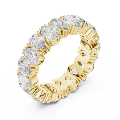 Cushion Eternity Lab Grown Diamond Ring