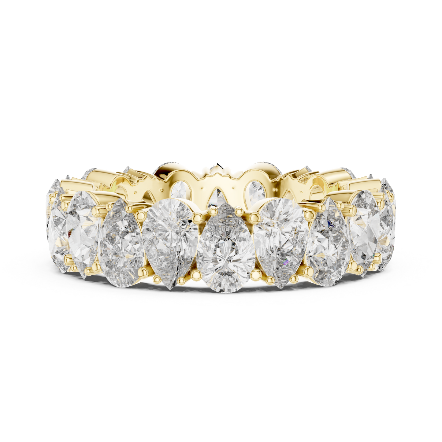 Cushion Eternity Lab Grown Diamond Ring