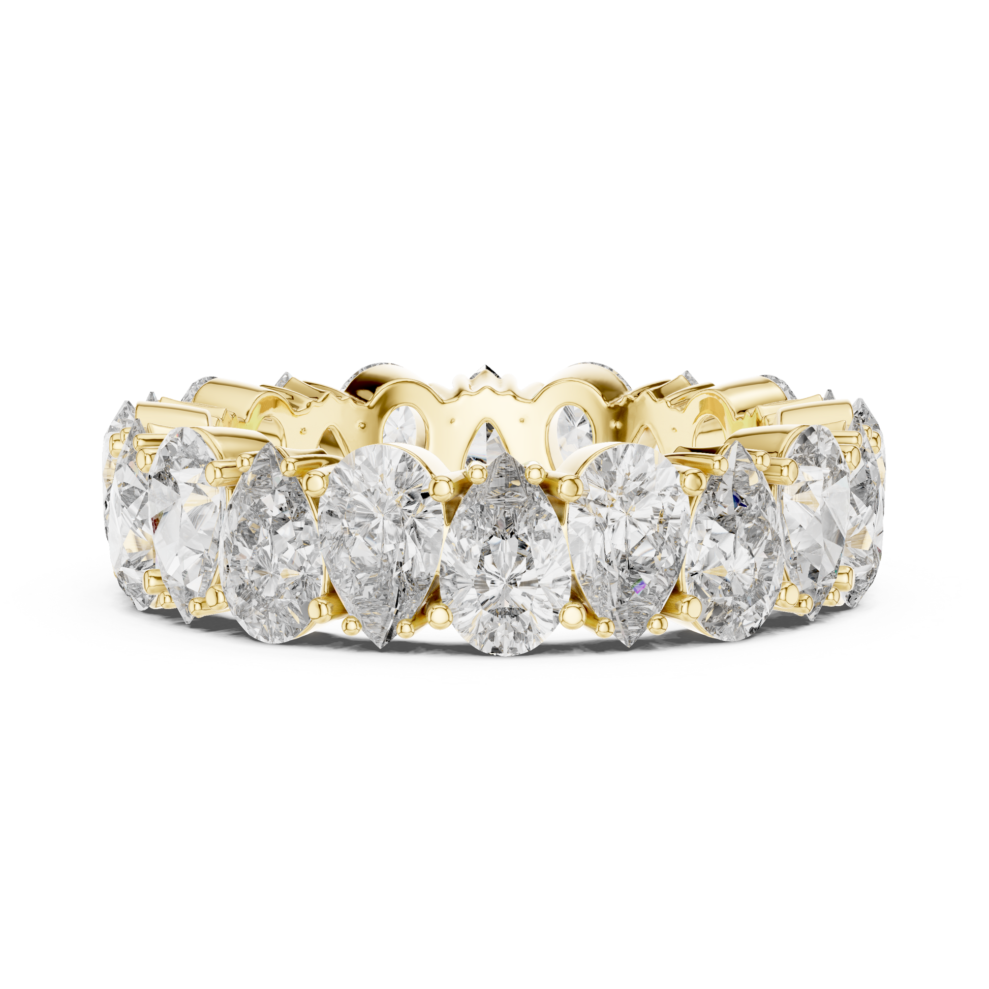Cushion Eternity Lab Grown Diamond Ring