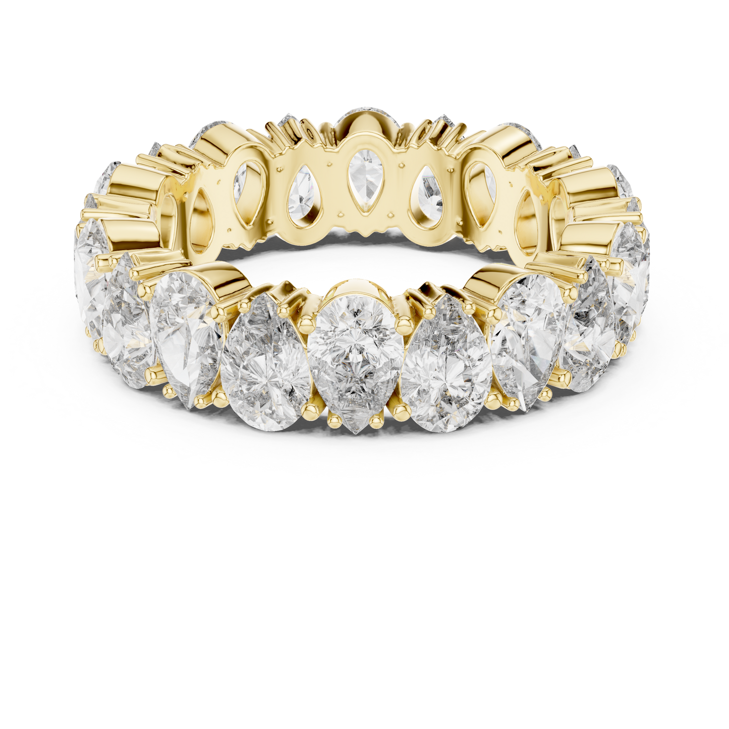 Cushion Eternity Lab Grown Diamond Ring