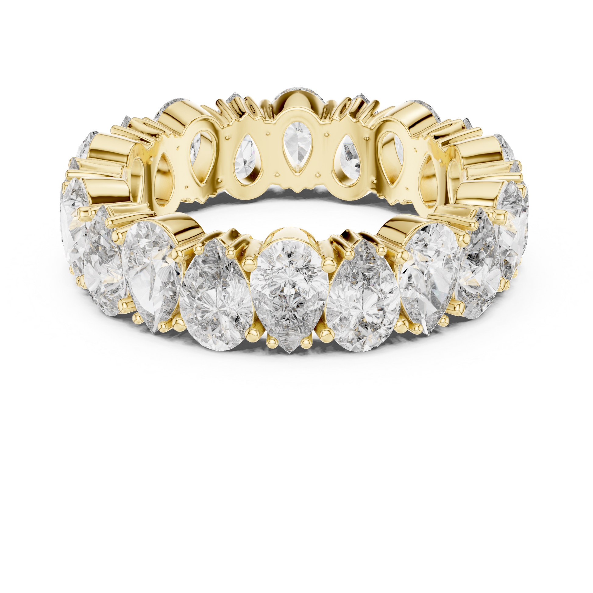 Cushion Eternity Lab Grown Diamond Ring