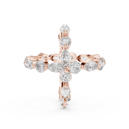Mixed Shape Lab Grown Diamond Eternity Ring