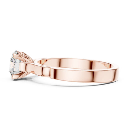 Round Solitaire Lab Grown Diamond Ring