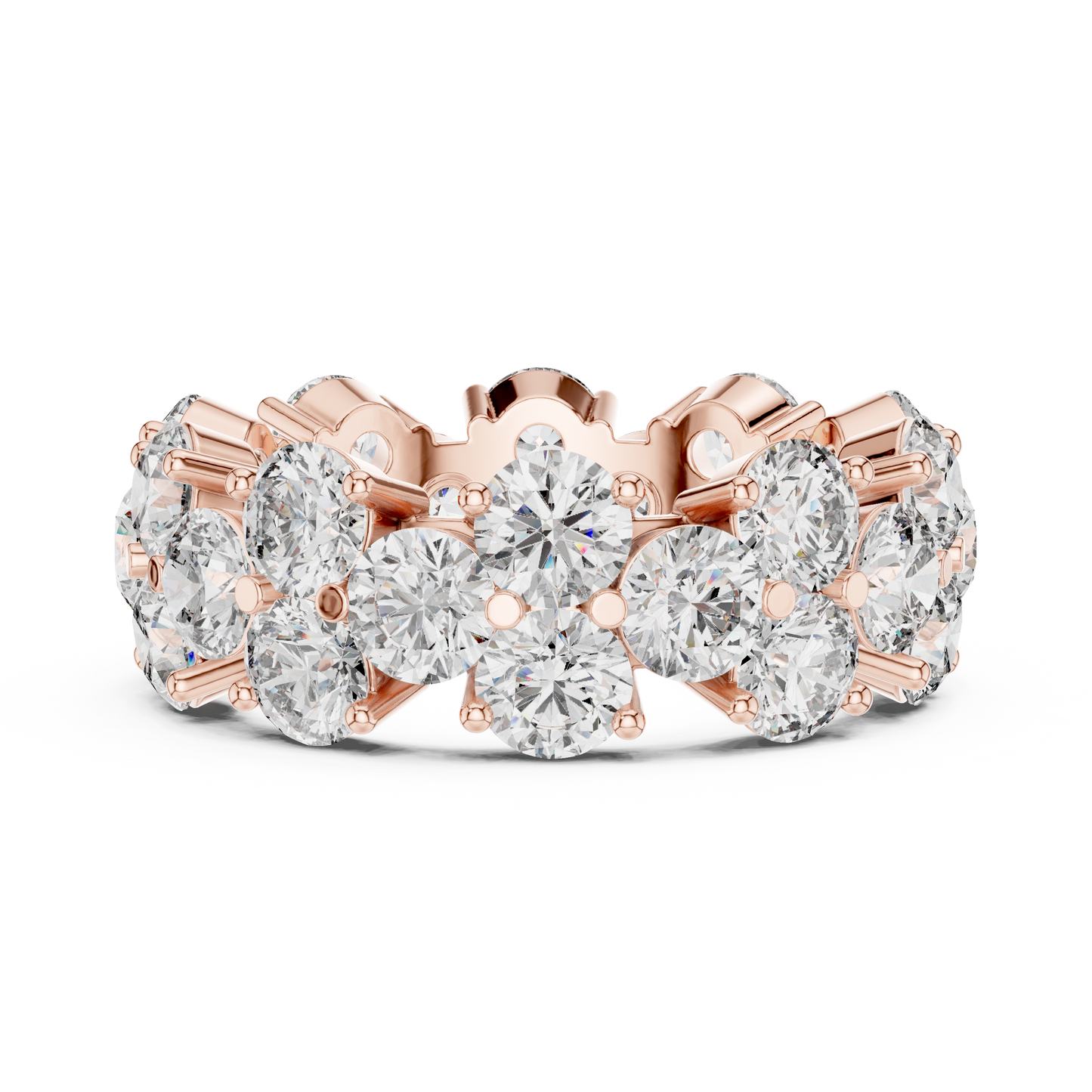 Mixed Shape Lab Grown Diamond Halo Ring