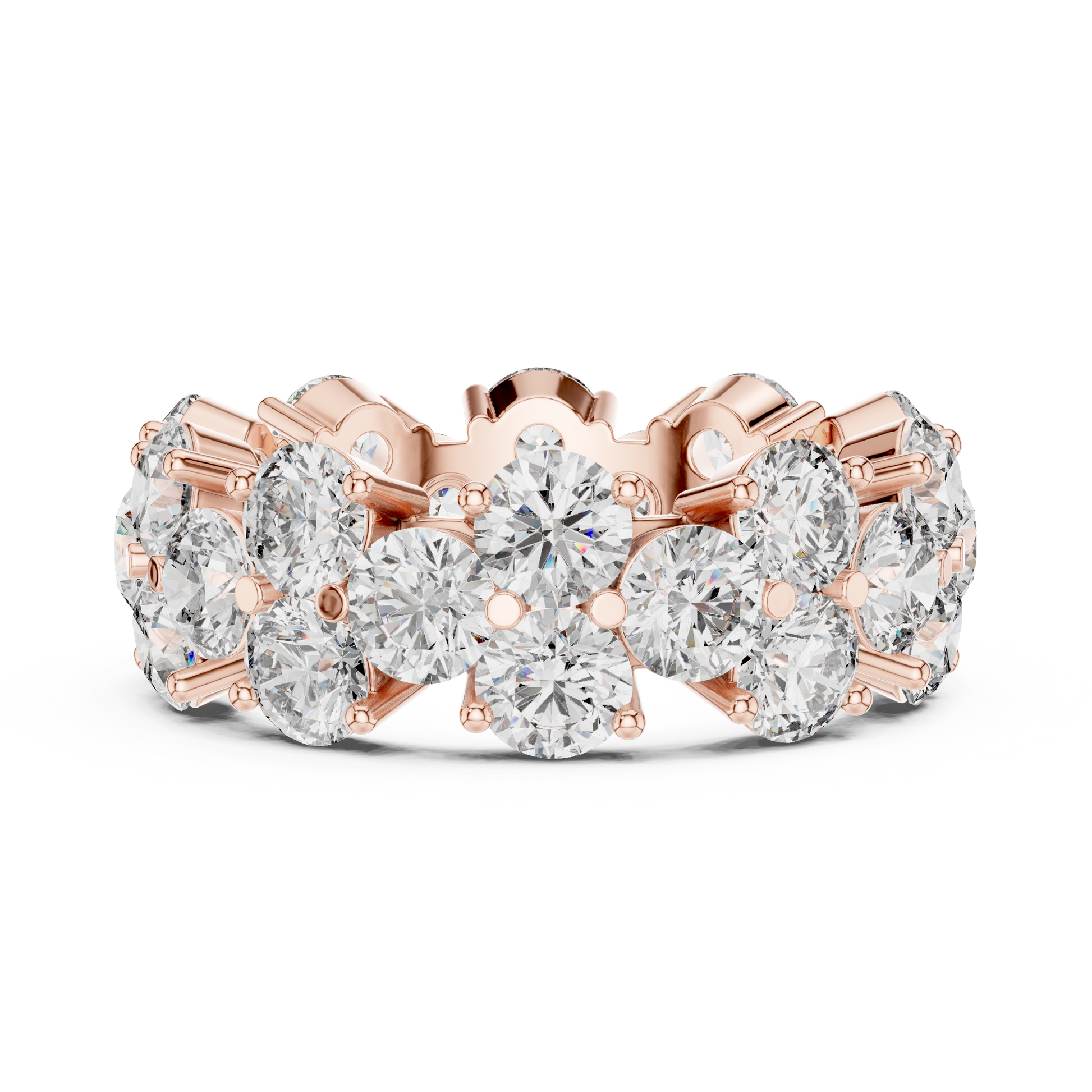 Mixed Shape Lab Grown Diamond Halo Ring