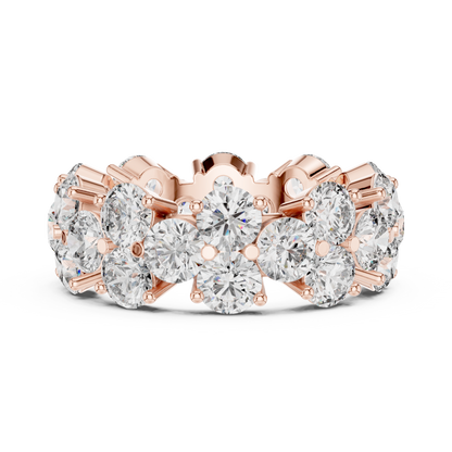 Mixed Shape Lab Grown Diamond Halo Ring