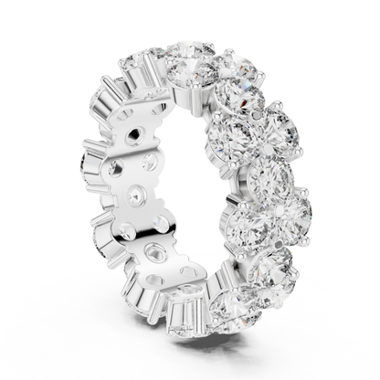 Mixed Shape Lab Grown Diamond Halo Ring