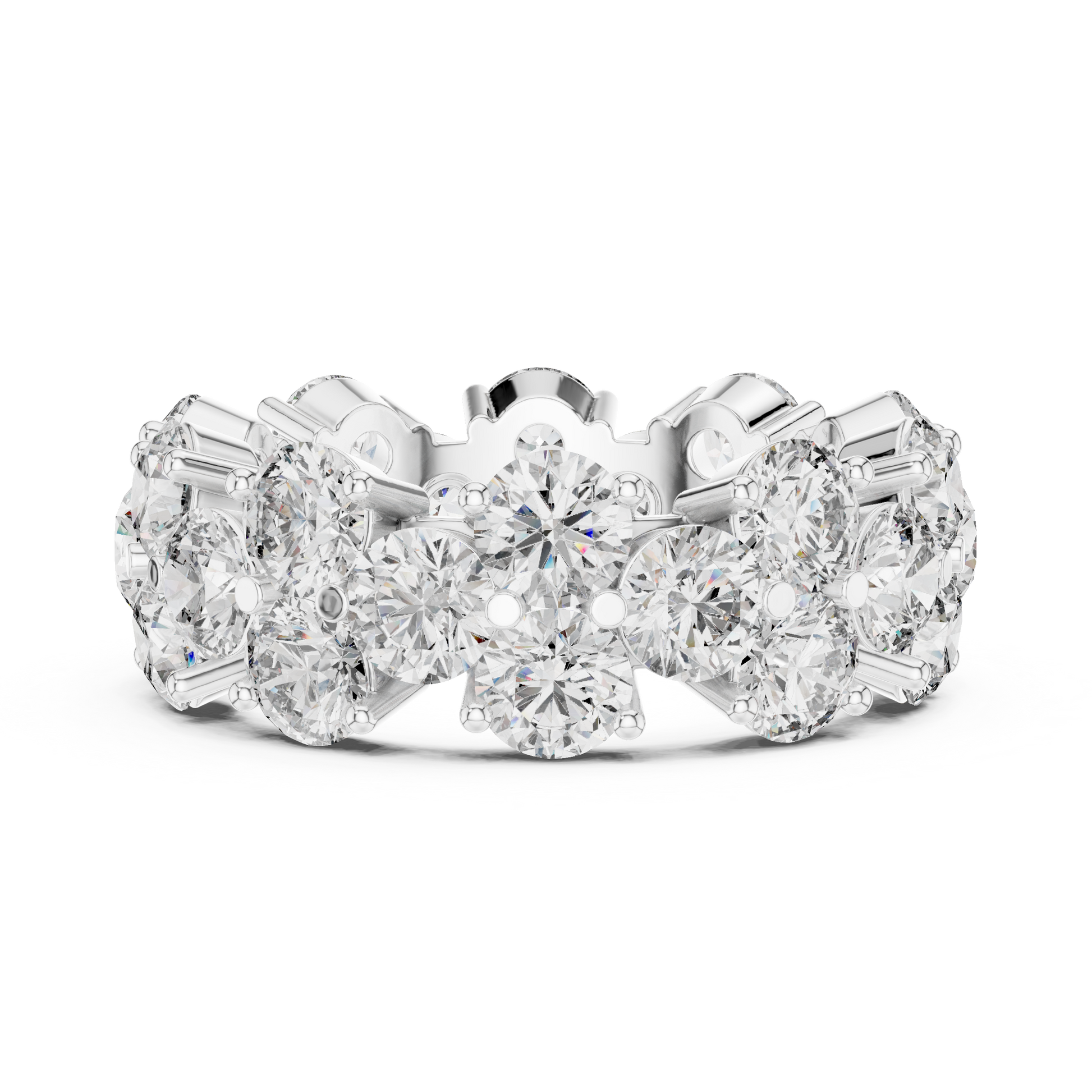 Mixed Shape Lab Grown Diamond Halo Ring
