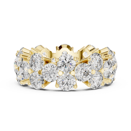 Mixed Shape Lab Grown Diamond Halo Ring