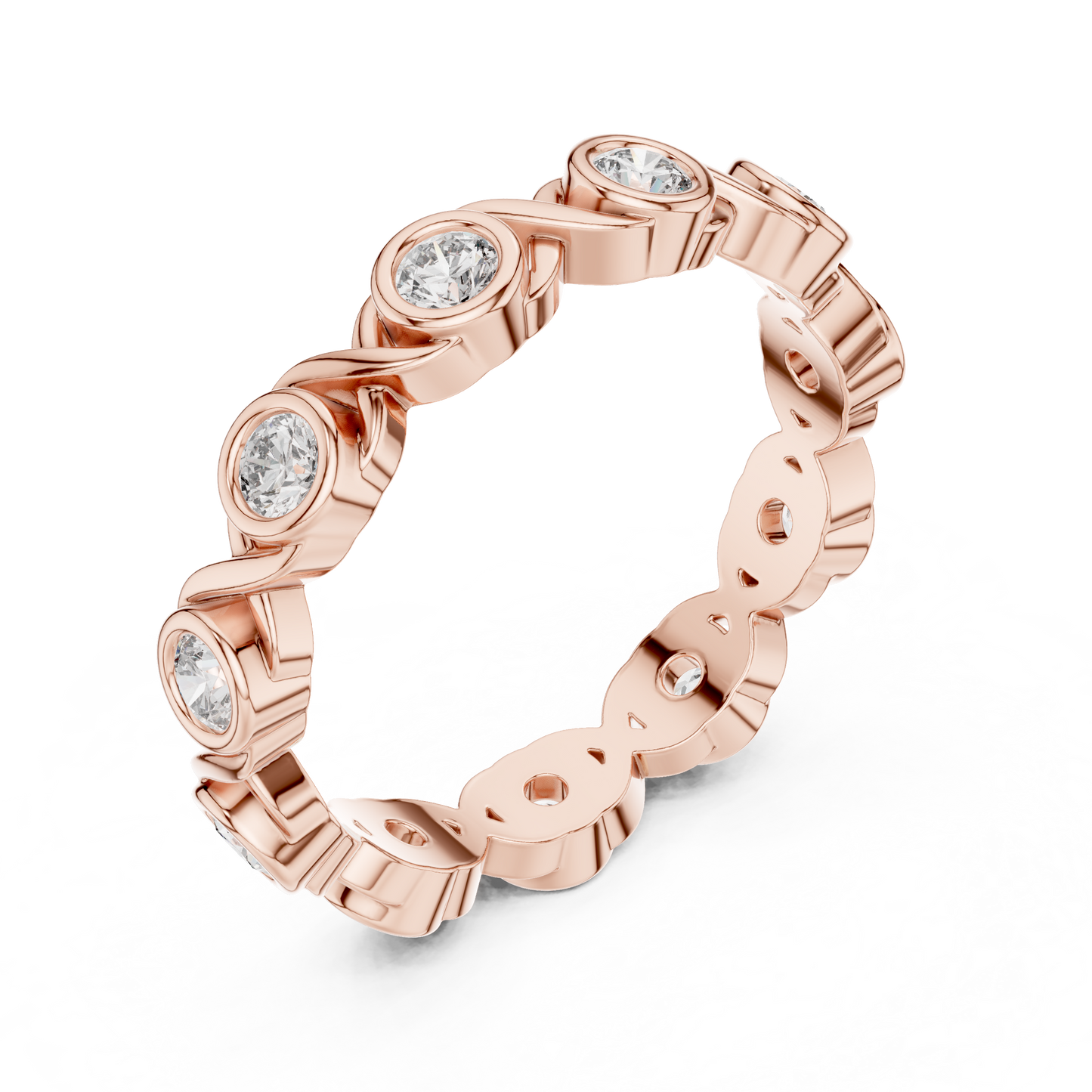 Round Eternity Lab Grown Diamond Ring