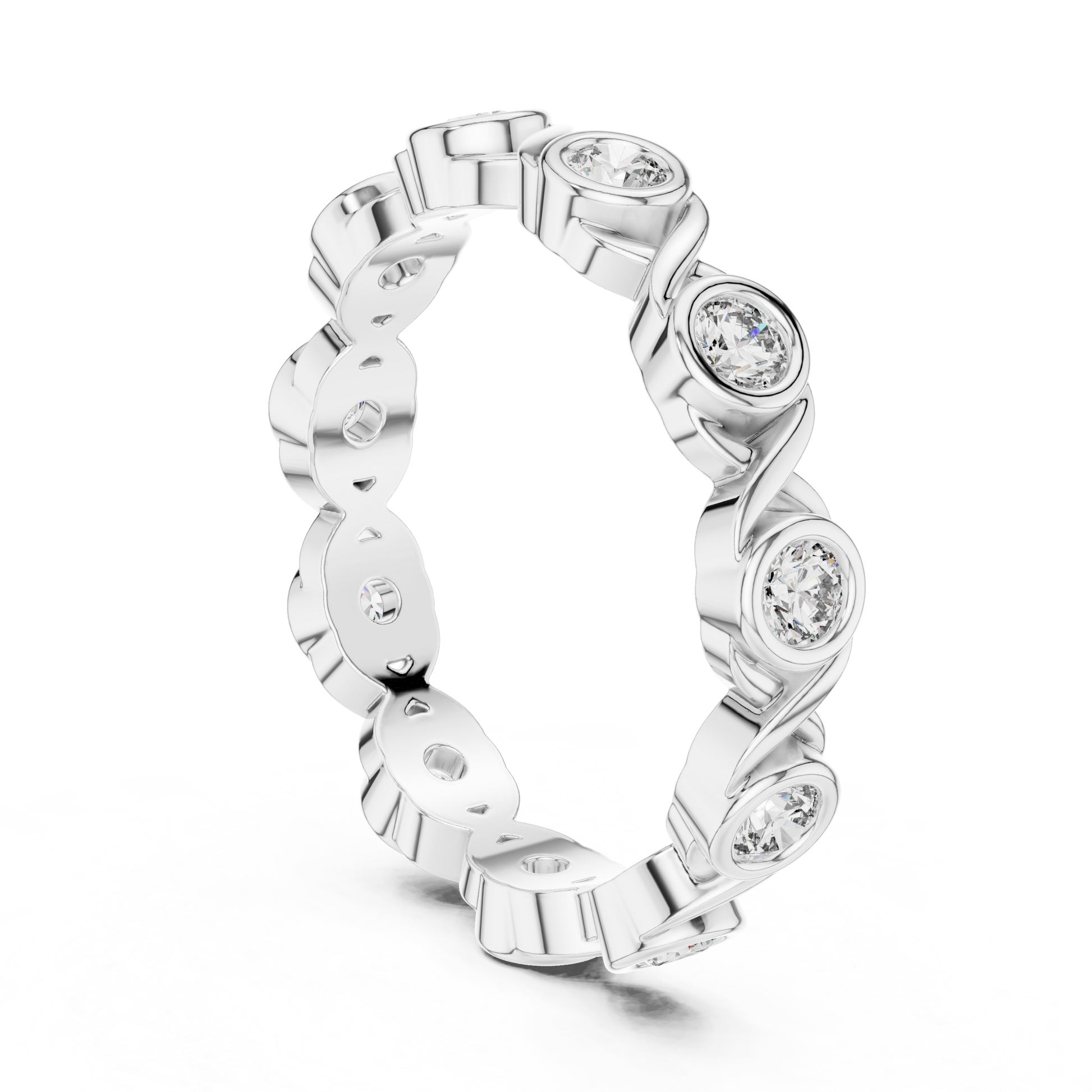 Round Eternity Lab Grown Diamond Ring