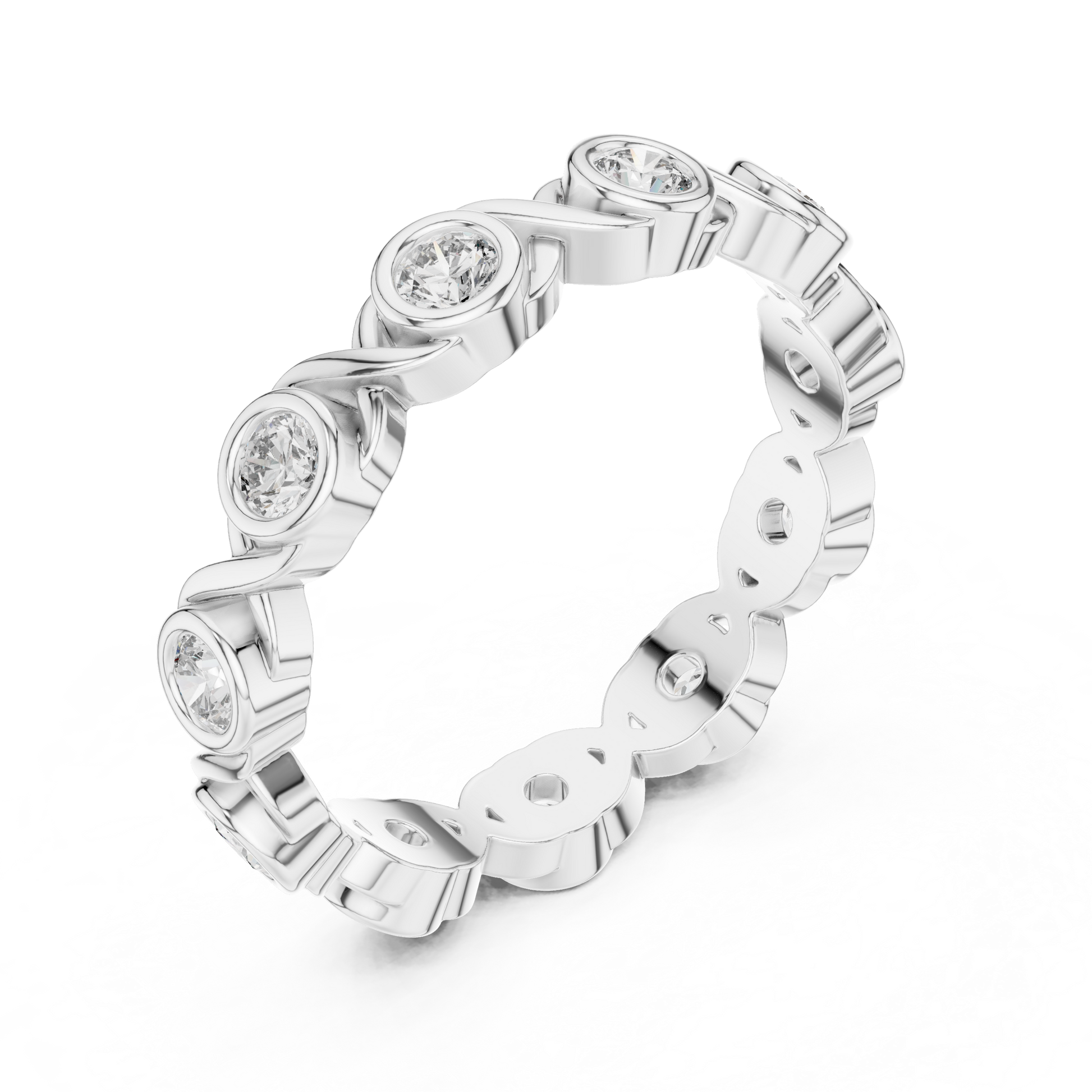Round Eternity Lab Grown Diamond Ring