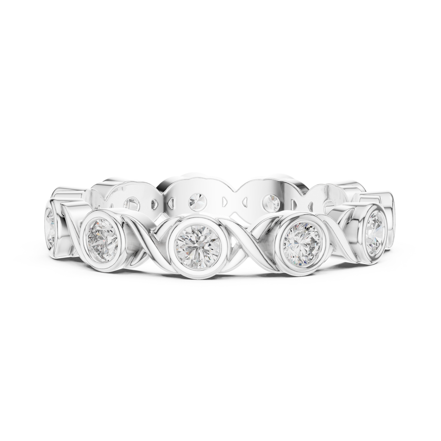Round Eternity Lab Grown Diamond Ring