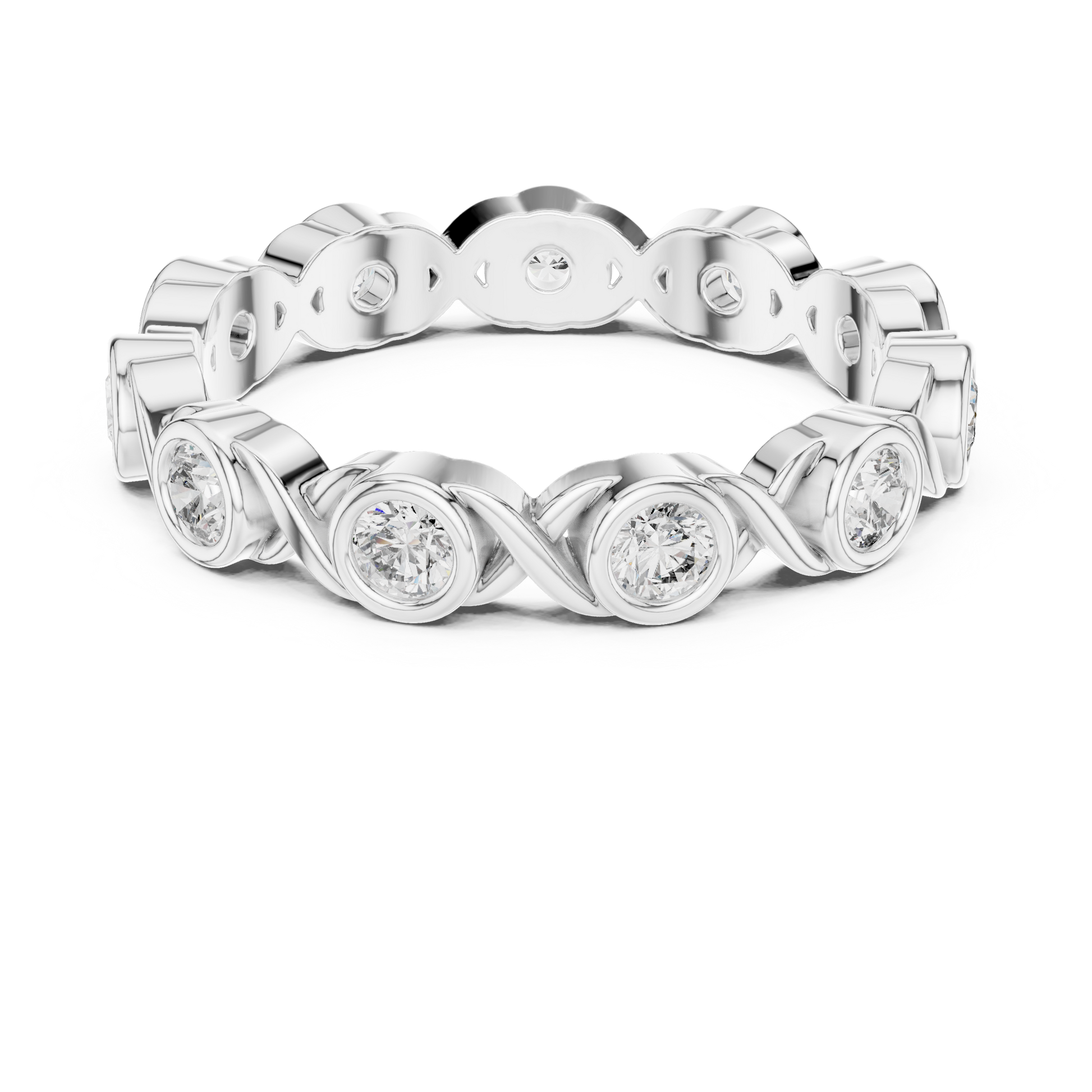 Round Eternity Lab Grown Diamond Ring